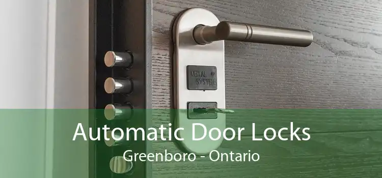Automatic Door Locks Greenboro - Ontario