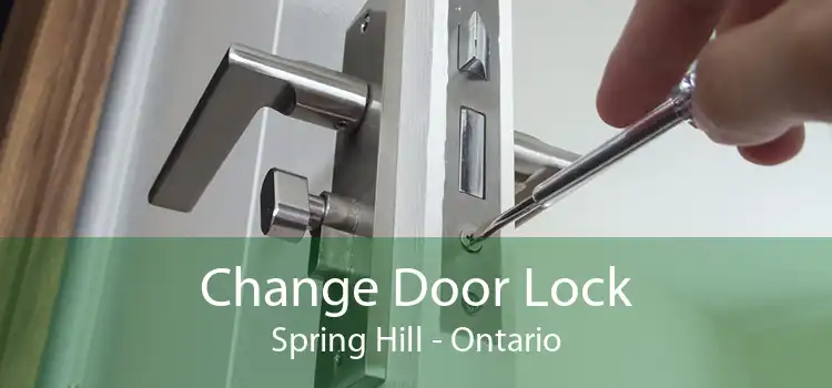 Change Door Lock Spring Hill - Ontario