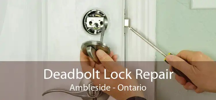 Deadbolt Lock Repair Ambleside - Ontario