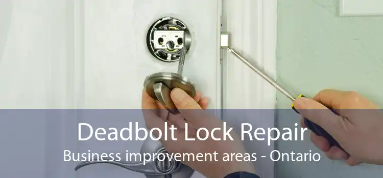 Deadbolt Lock Repair Business improvement areas - Ontario