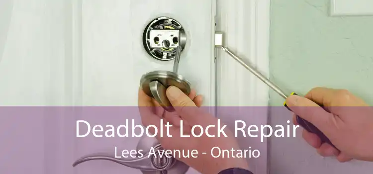 Deadbolt Lock Repair Lees Avenue - Ontario