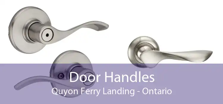 Door Handles Quyon Ferry Landing - Ontario