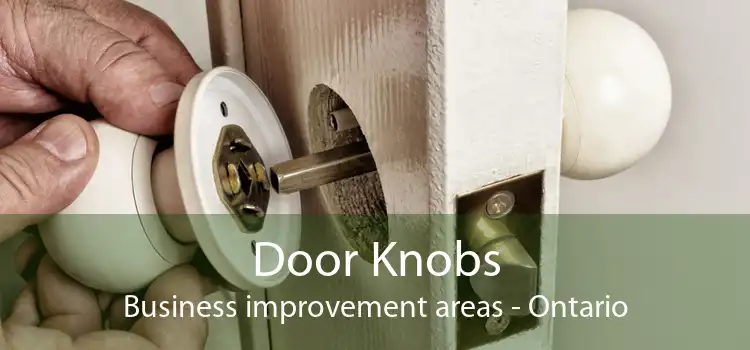 Door Knobs Business improvement areas - Ontario