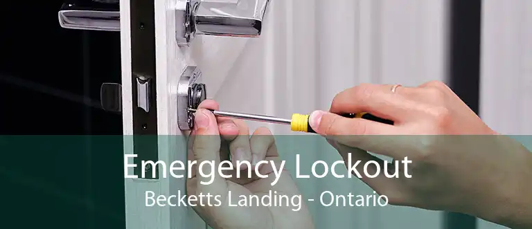 Emergency Lockout Becketts Landing - Ontario