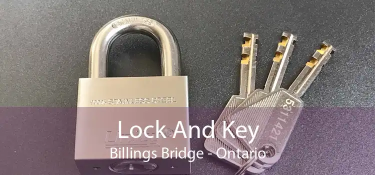 Lock And Key Billings Bridge - Ontario