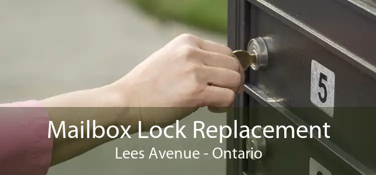 Mailbox Lock Replacement Lees Avenue - Ontario