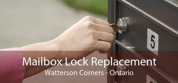 Mailbox Lock Replacement Watterson Corners - Ontario
