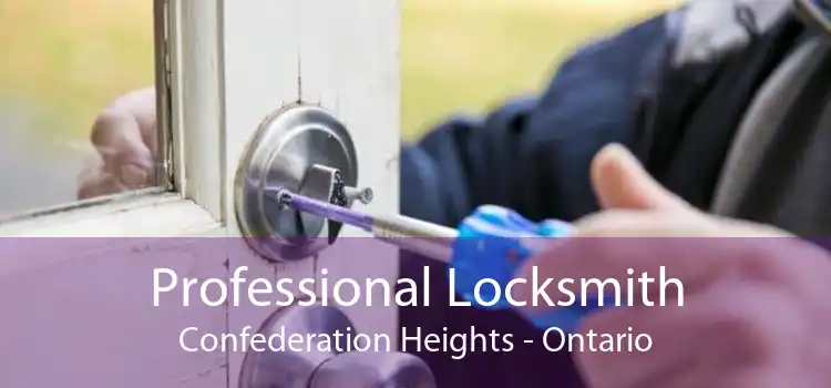 Professional Locksmith Confederation Heights - Ontario