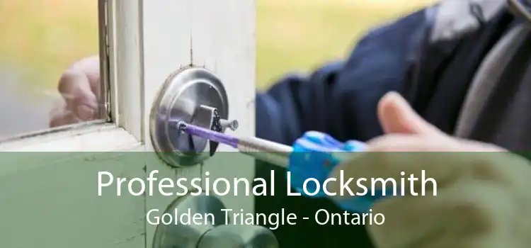 Professional Locksmith Golden Triangle - Ontario