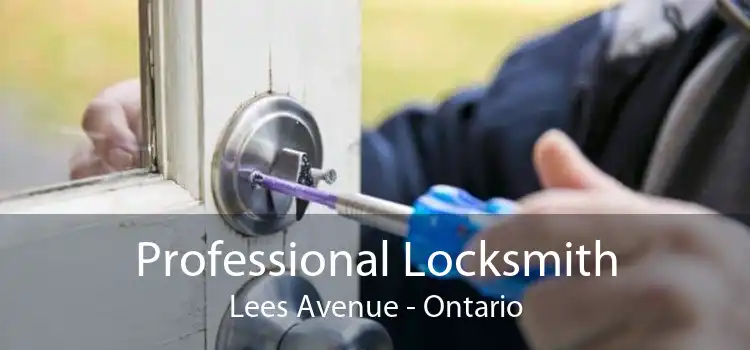 Professional Locksmith Lees Avenue - Ontario