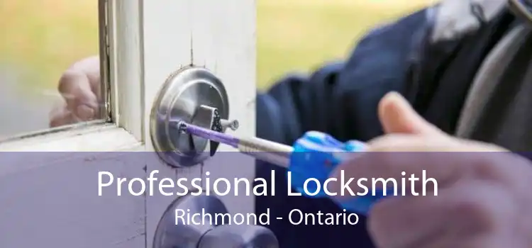 Professional Locksmith Richmond - Ontario