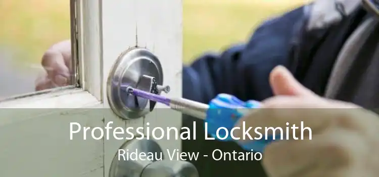 Professional Locksmith Rideau View - Ontario