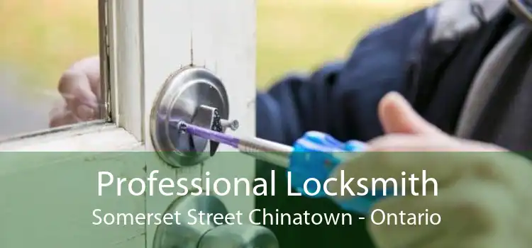 Professional Locksmith Somerset Street Chinatown - Ontario